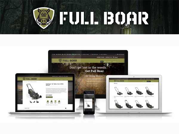Full Boar Outdoor Power Equipment Brand & Creative Direction