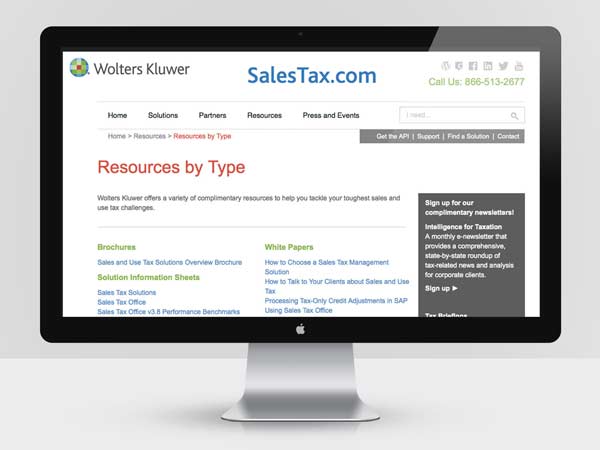 Salestax.com Redesign
