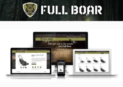 Full Boar Outdoor Power Equipment Brand & Creative Direction